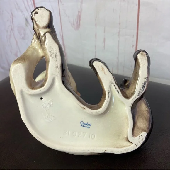 Vintage Goebel Siamese Cat Ceramic Figure W Germany Kitty 4” Knick Knack Feline - Picture 9 of 9